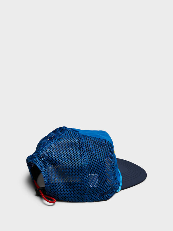 Stoy Running Is My Best Friend Trucker Cap In Blue