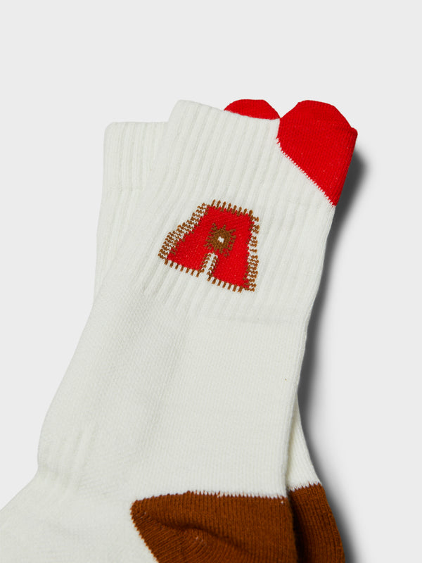 Stoy Running Loves You Feet Huggers In Cream