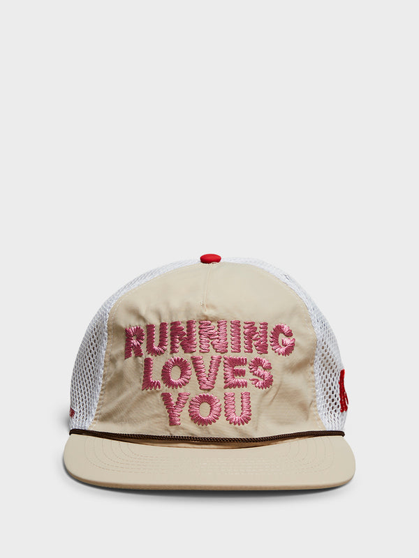 stoy Running Loves You Trucker Cap in Pink
