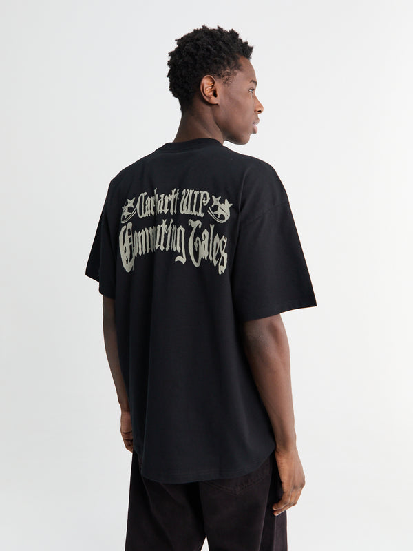 Stoy S/S Commuting Tales T-Shirt In Black