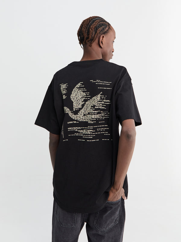 Stoy S/S Punched T-Shirt In Black