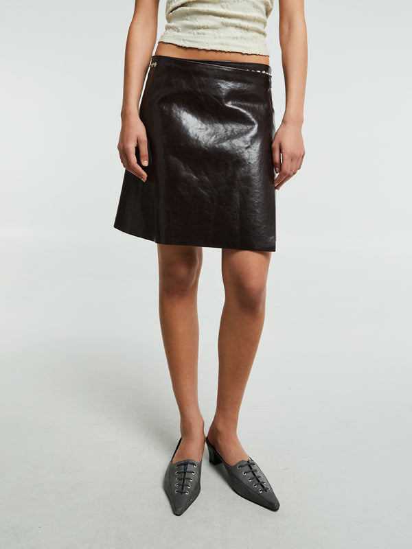 stoy Sandi Skirt in Brown