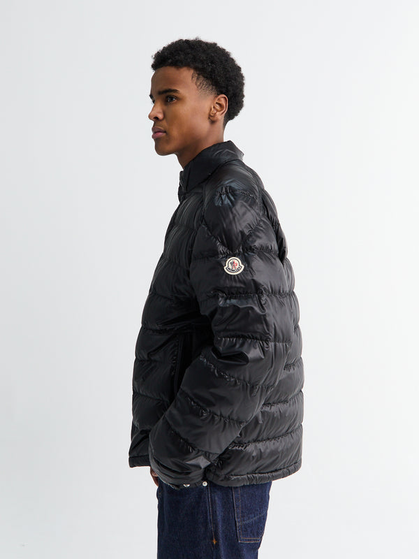 stoy Selves Short Down Jacket in Black