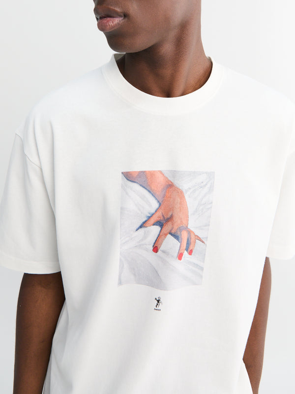 Stoy Sexy Hand T-Shirt In White