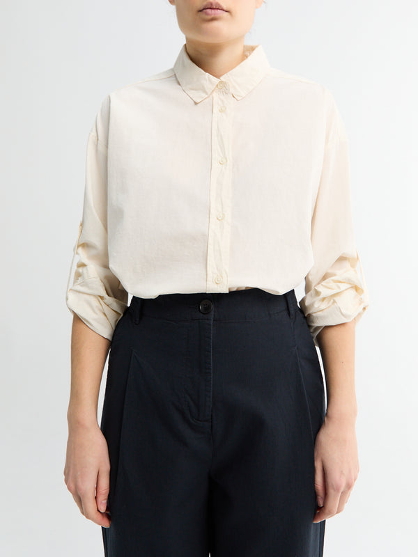 Stoy Shirt In Pure Ecru