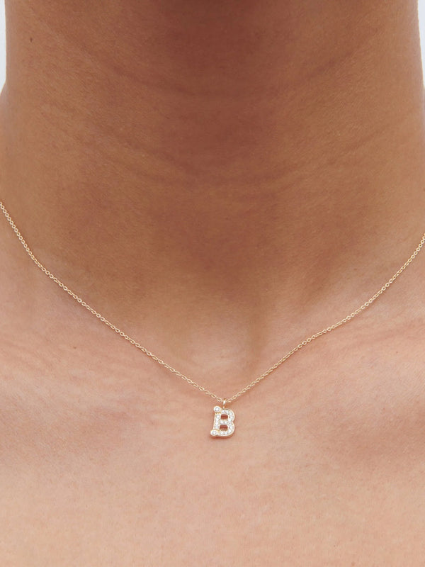 Stoy Simple B Necklace