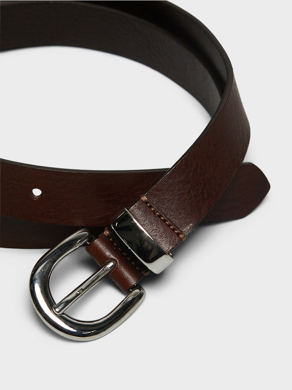 Stoy Simple Belt 2 5 Cm In Brown