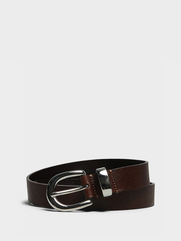 stoy Simple Belt 2 5 cm in Brown