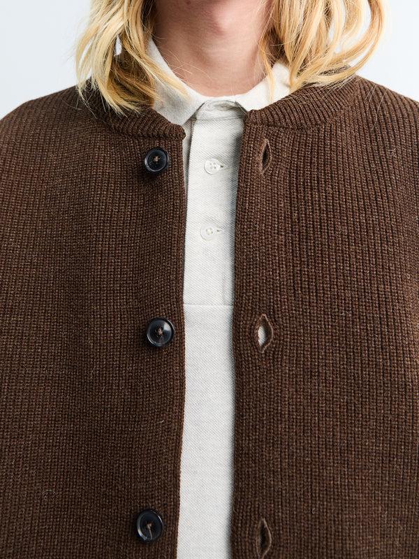 Stoy Skipper Jacket In Natural Brown