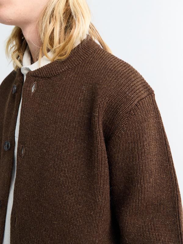 Stoy Skipper Jacket In Natural Brown