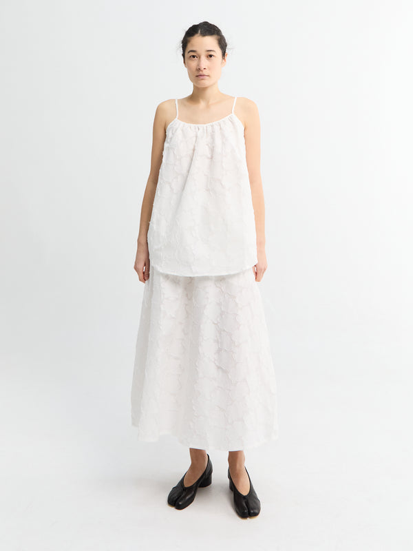 Stoy Skirt Laceflower In White