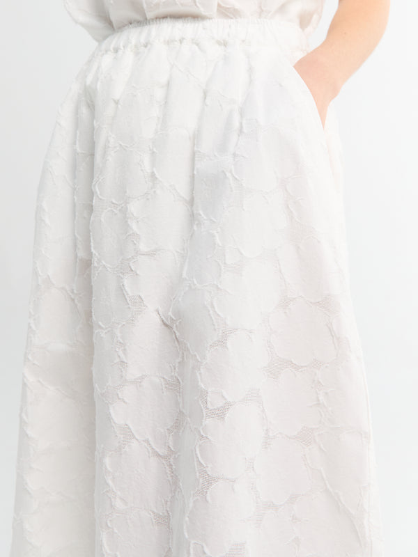Stoy Skirt Laceflower In White