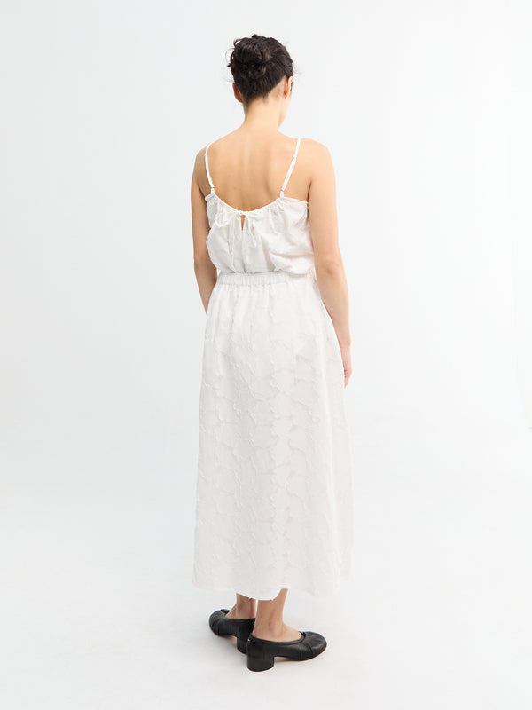 Stoy Skirt Laceflower In White