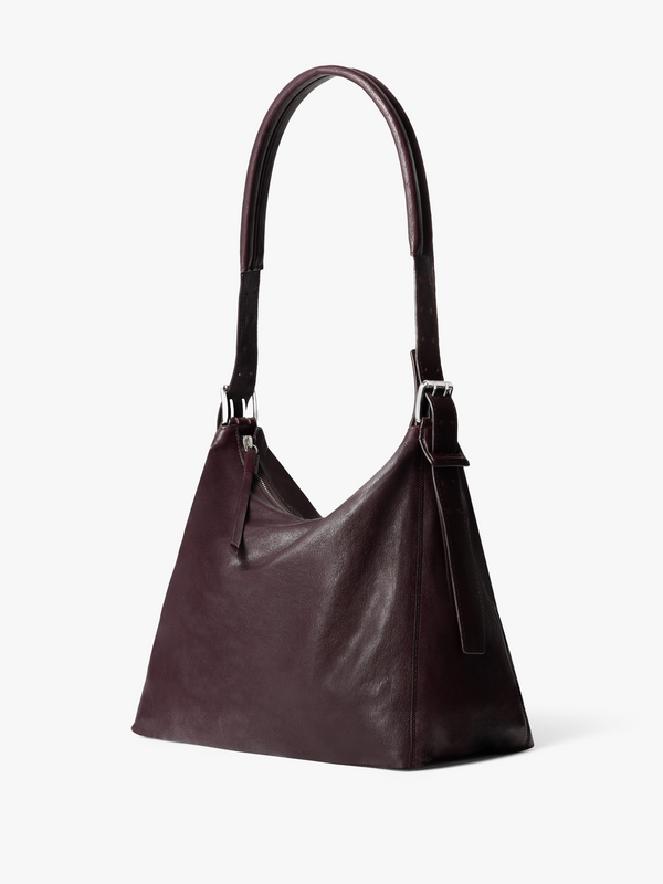 Stoy Small Belted Hobo Bag In Chianti