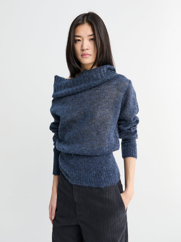 Stoy Sofre Knit In Navy
