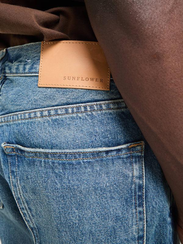 Stoy Standard Jeans In Dark Blue Vintage
