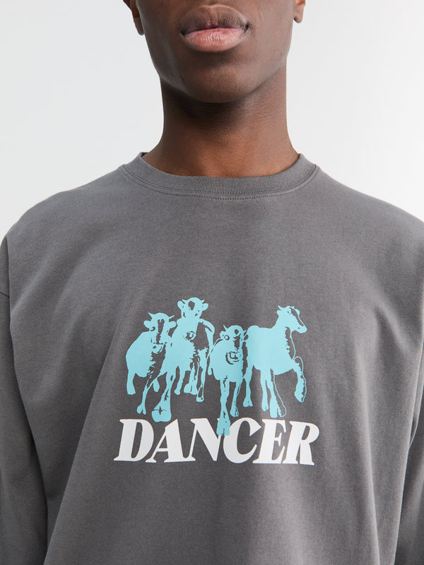 Stoy Step Aside T-Shirt In Charcoal