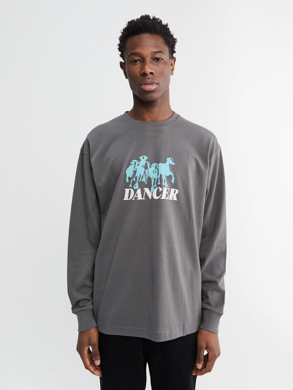 stoy Step Aside T-Shirt in Charcoal