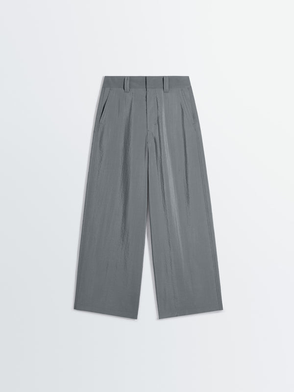stoy Straight Tailored Pants in Aluminium