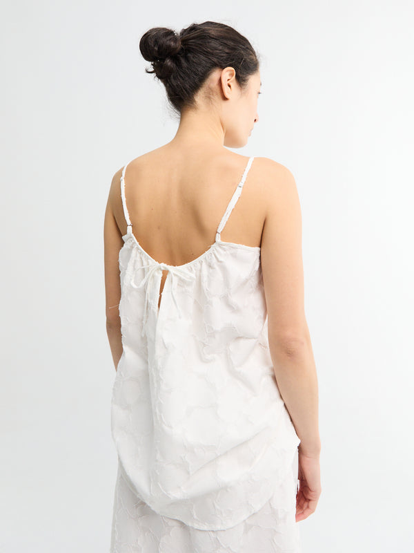 Stoy Strap Top Laceflower In White