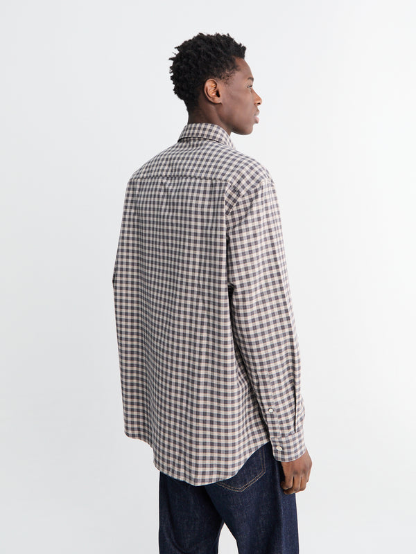 Stoy Studio Shirt In Dark Sand