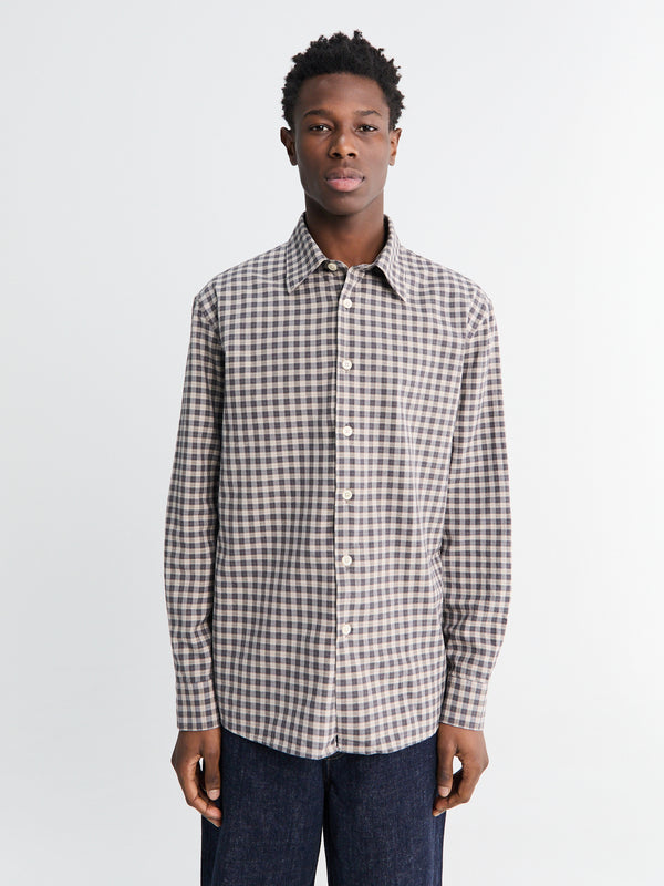stoy Studio Shirt in Dark Sand