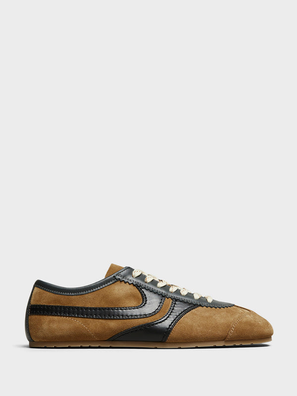 stoy Suede Sneakers in Beige