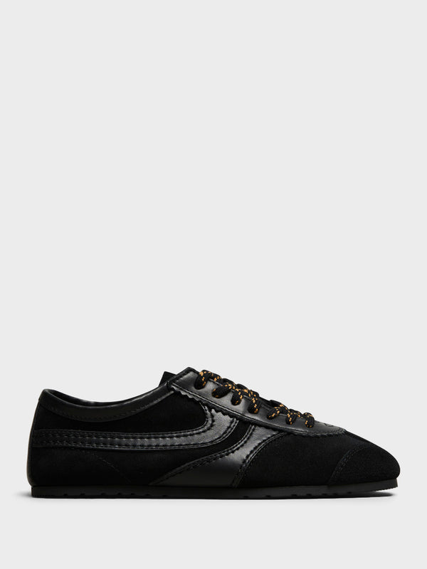 stoy Suede Sneakers in Black