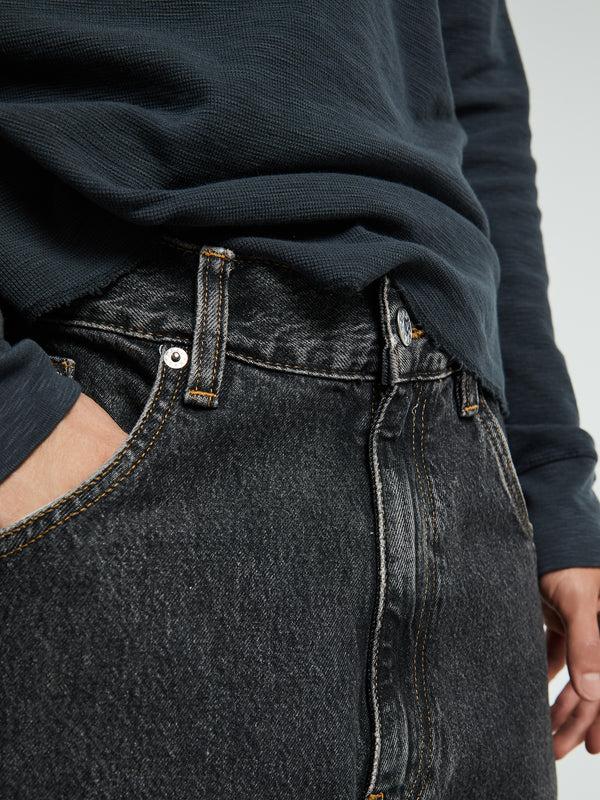 Stoy Super Wide Jeans In Black Stone
