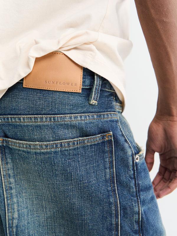 Stoy Super Wide Jeans In Deep Vintage