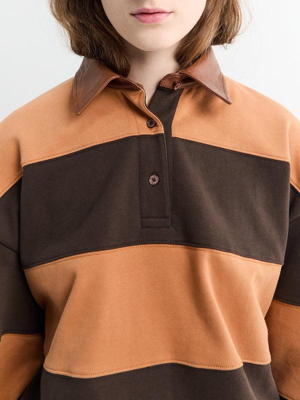 Stoy Sweatshirt In Dark Brown