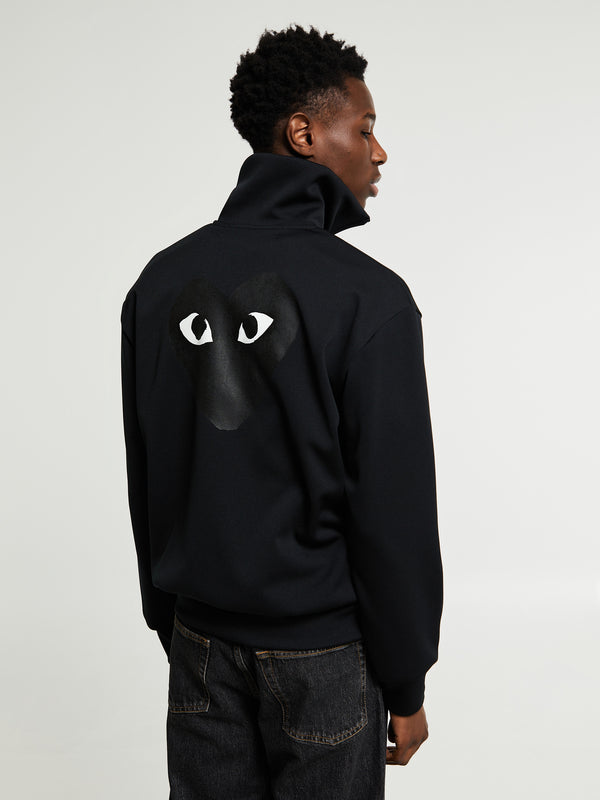 Stoy Sweatshirt With Black Emblem In Black
