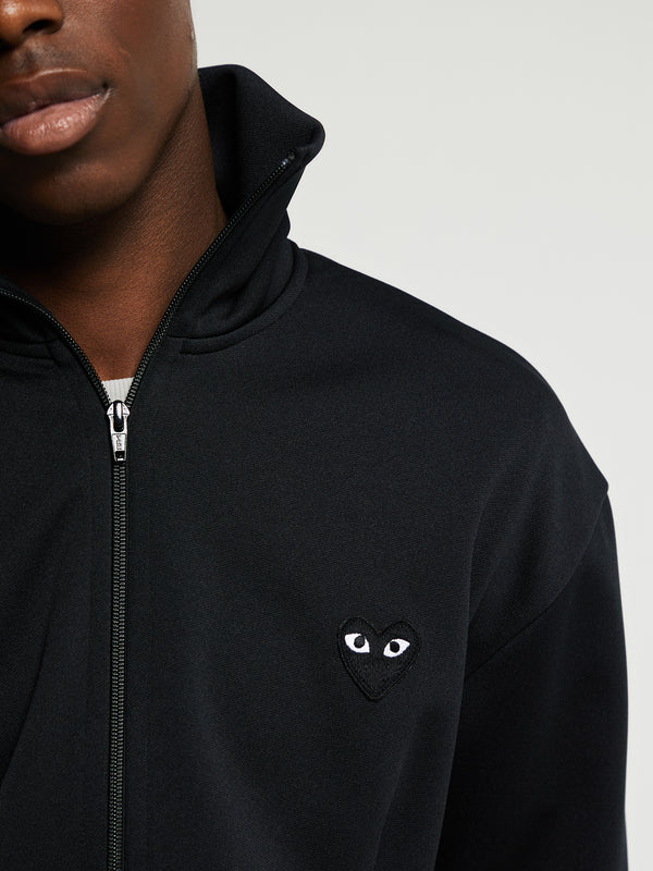 Stoy Sweatshirt With Black Emblem In Black