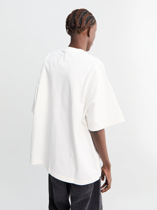 Stoy T-shirt CN Shortsleeved In White