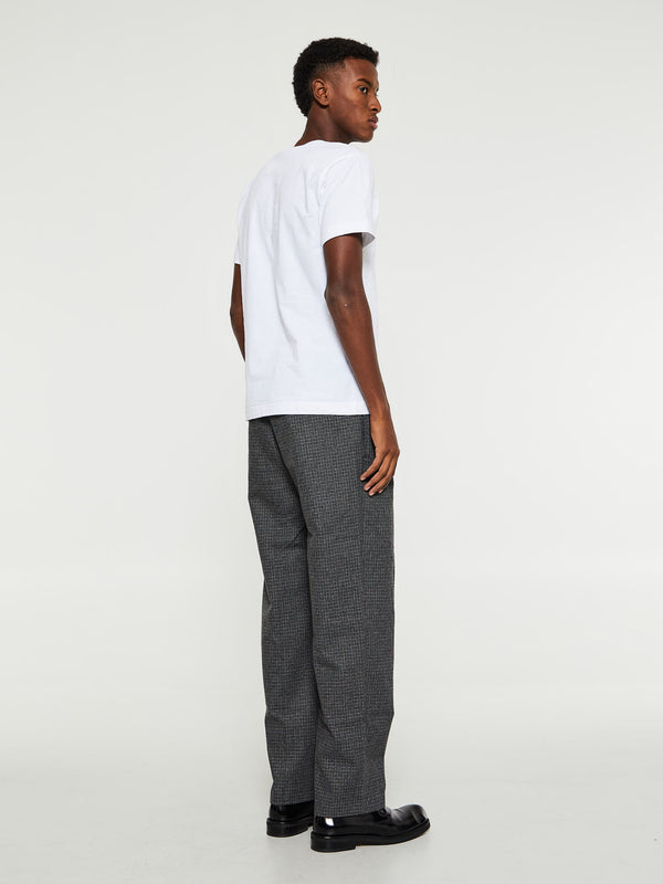 Stoy T-Shirt With Double Red Emblem In White