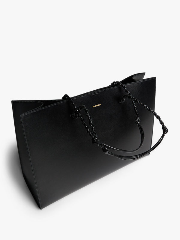 stoy Tangle Shopper Tote Bag in Black