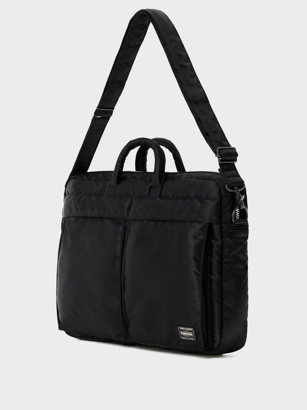 stoy Tanker 2Way Document Bag in Black