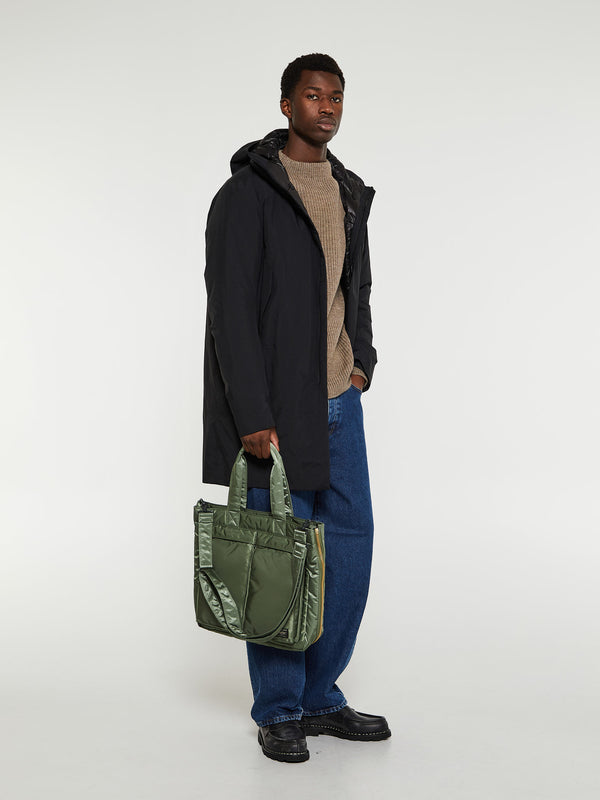 Stoy Tanker 2Way Tote Bag In Sage Green