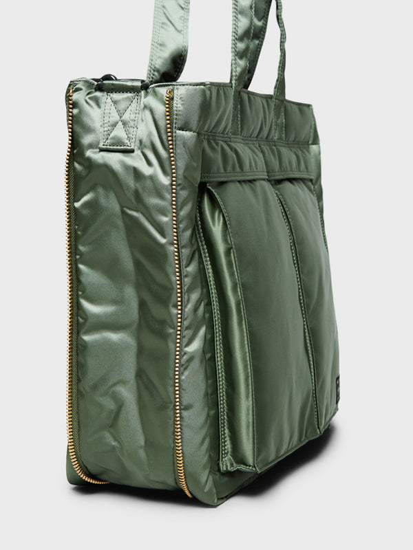 Stoy Tanker 2Way Tote Bag In Sage Green