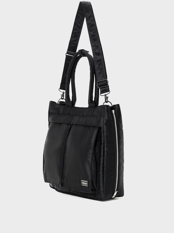 stoy Tanker Carrying Tote Bag in Black