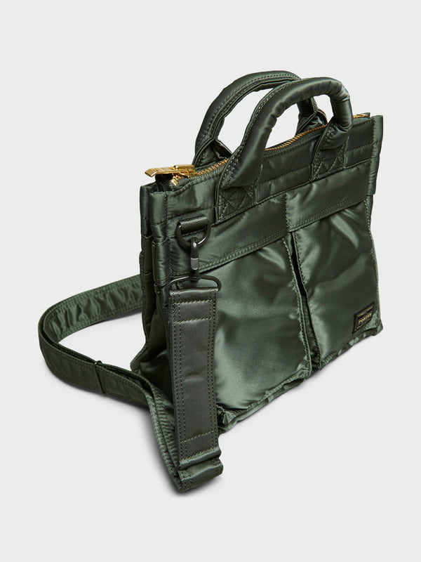 Stoy Tanker Square Tote Bag In Sage Green