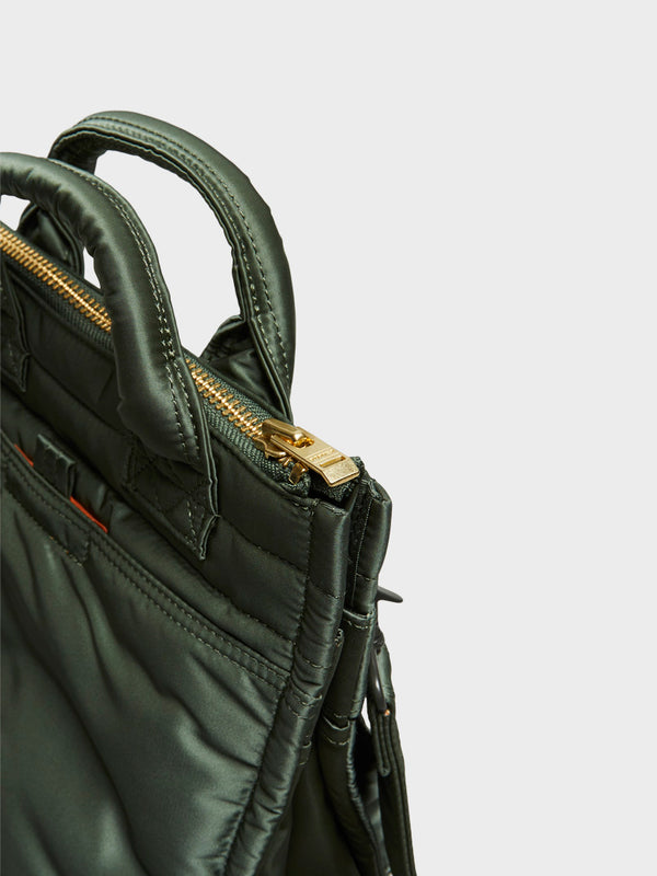 Stoy Tanker Square Tote Bag In Sage Green