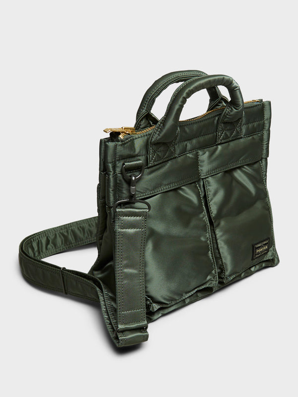stoy Tanker Square Tote Bag in Sage Green