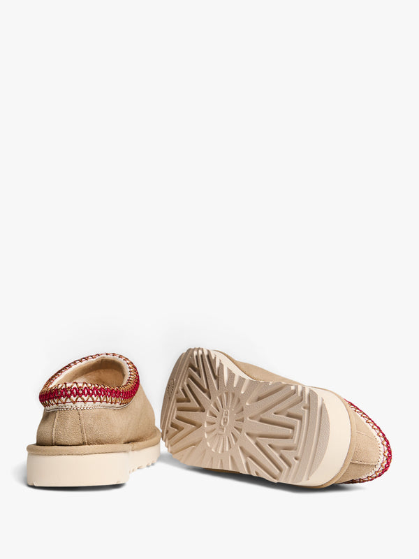 Stoy Tasman II Slippers In Sand And Dark Cherry