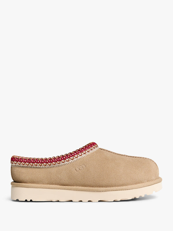 stoy Tasman II Slippers in Sand and Dark Cherry