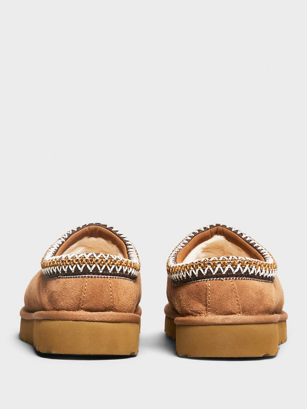 Stoy Tasman Slippers In Chestnut