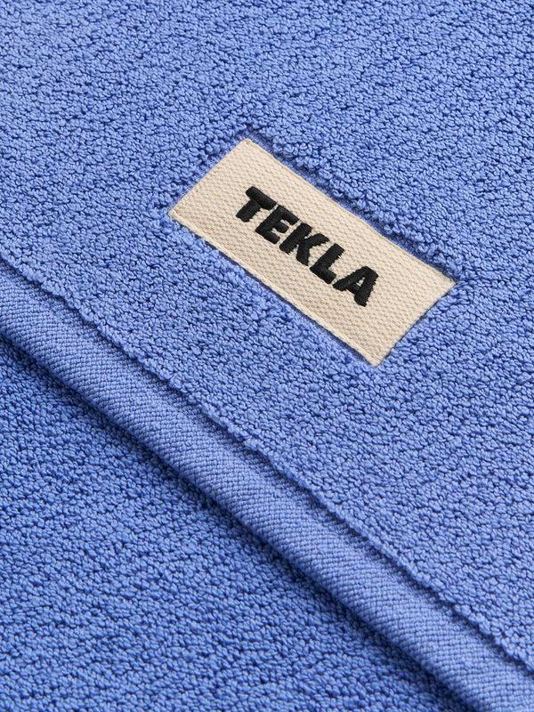 Stoy Terry Bath Mat In Clear Blue