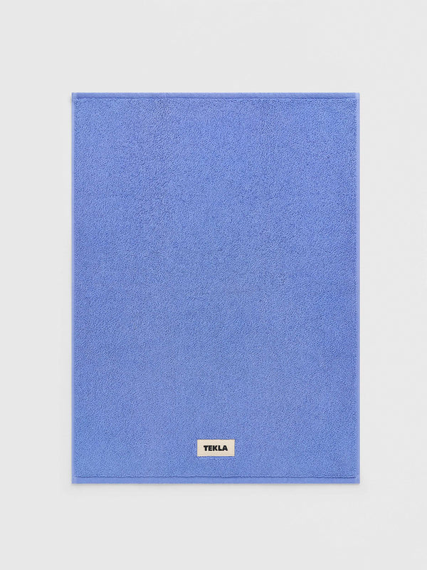 stoy Terry Bath Mat in Clear Blue