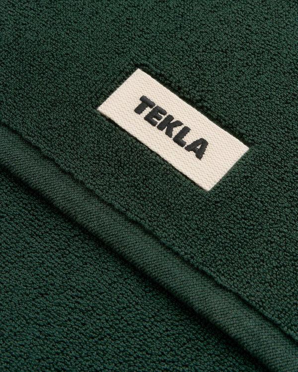 Stoy Terry Bath Mat In Forest Green