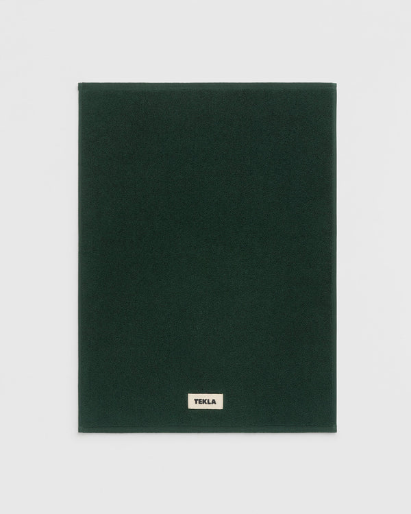 stoy Terry Bath Mat in Forest Green